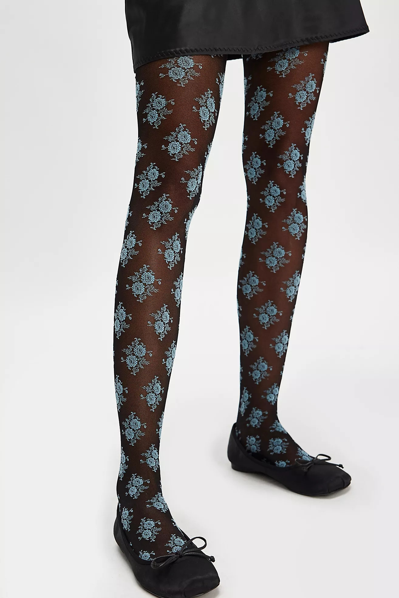 Mini Tulle Rosette Tights | Free People (Global - UK&FR Excluded)