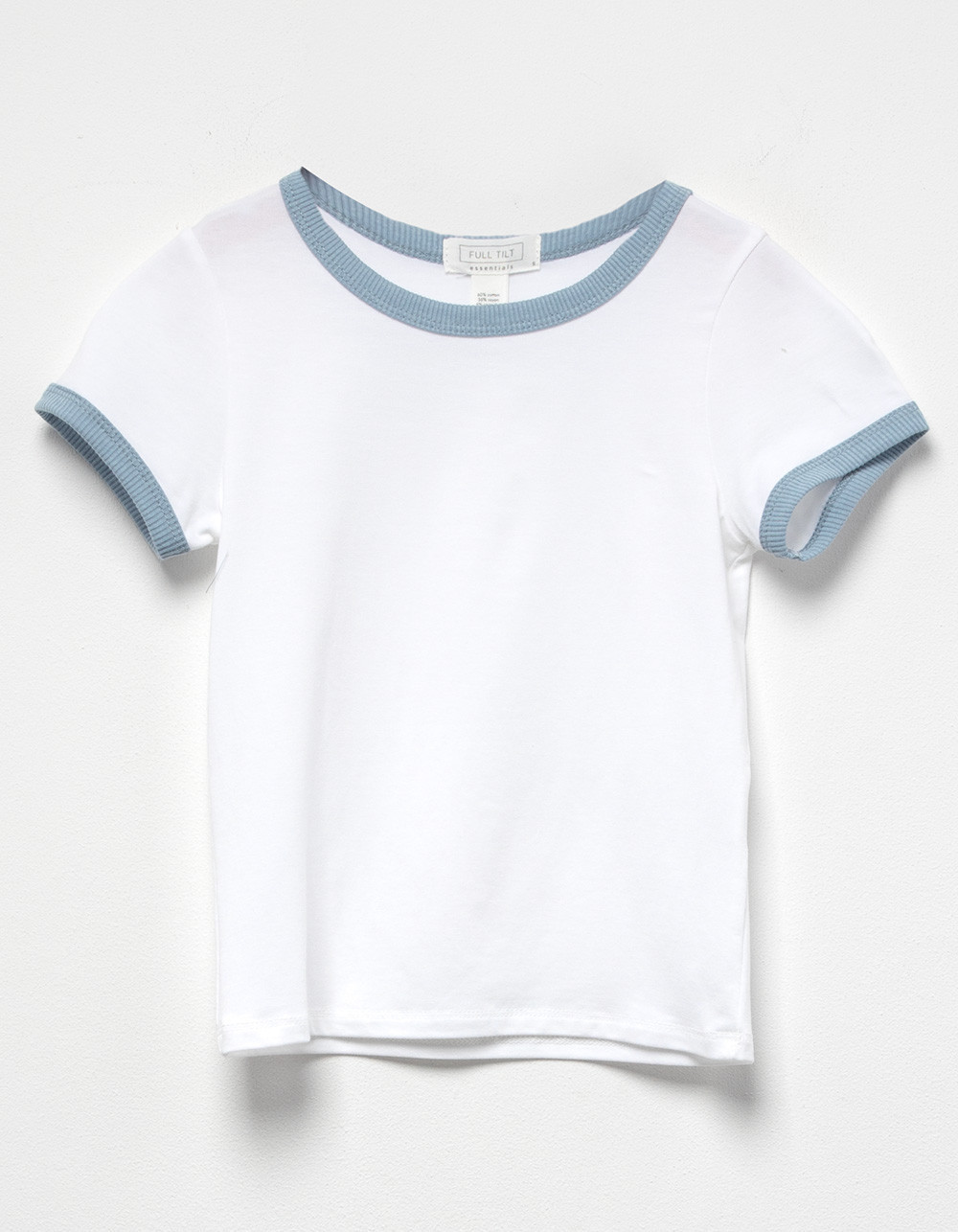 FULL TILT Essentials Girls Ringer Tee | Tillys