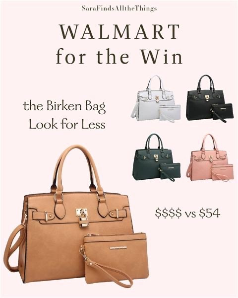 I finally found this bag in stock! Ordered the brown/tan but I’m grabbing the black too! This bag is a brilliant Birkenstock Bag  look for less, commonly called the Wirken. even down to the gold hardware!

Top colors for a classic look include the black, tan and white. For more of a bold statement, the green and pink color is perfection! 

Makes a perfect bag for work or the office. Any woman would love to receive this as a gift as well. 

Why spend $$$$ when you can grab this for just $54 at Walmart?!

Handbag, purse, Birken, Wirken, office, gift for her

#LTKootd #LTKHoliday #LTKFindsUnder50
