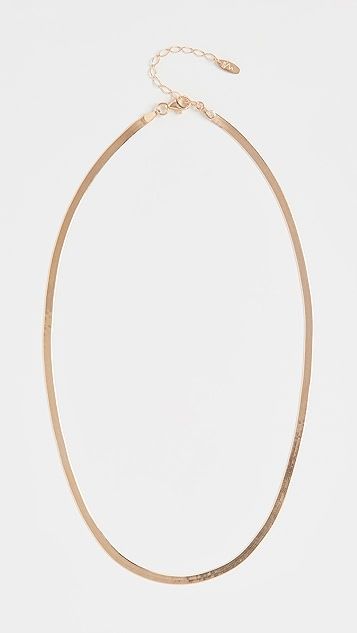 Herringbone Chain Necklace | Shopbop