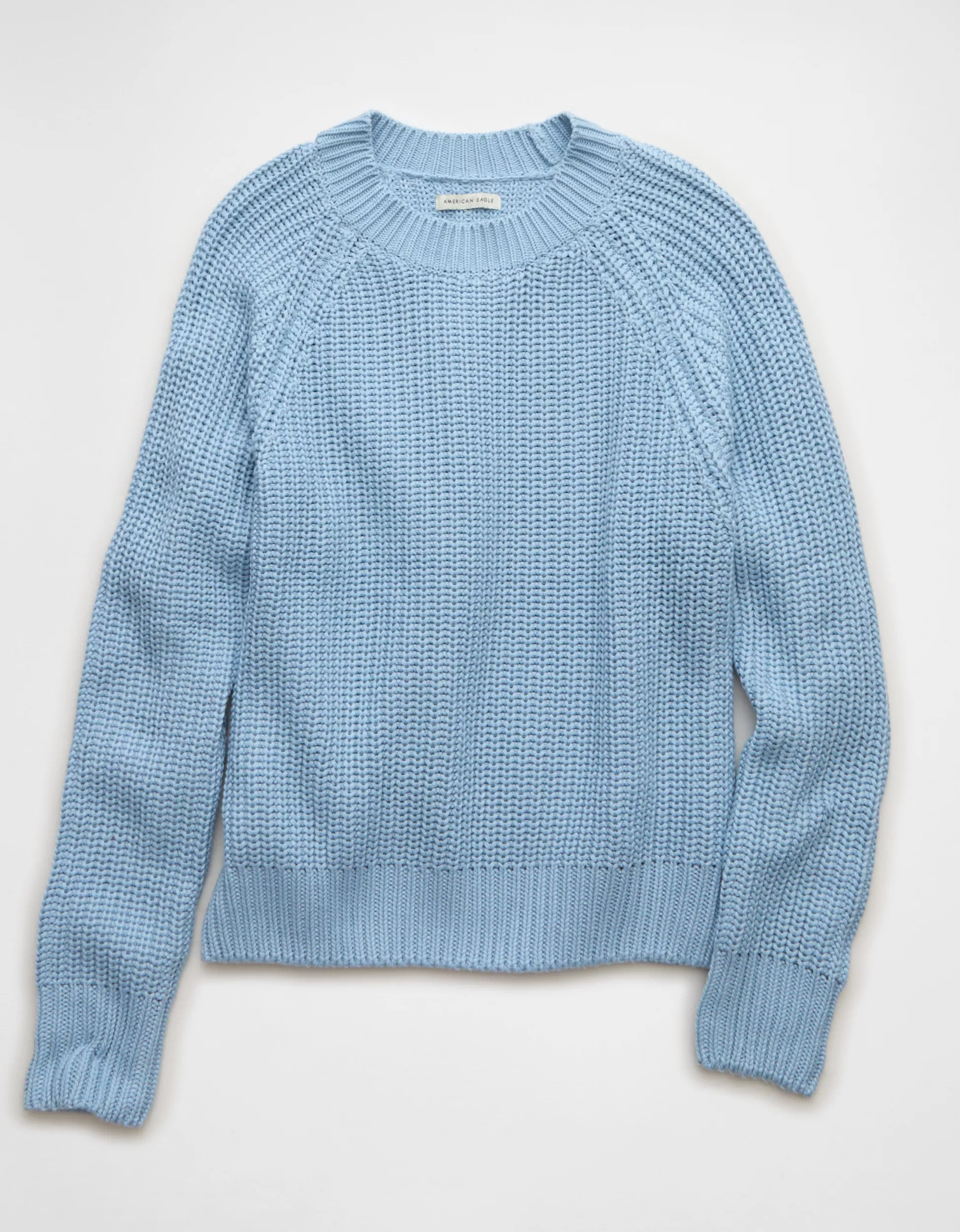 AE Crew Neck Raglan Sweater | American Eagle Outfitters (US & CA)