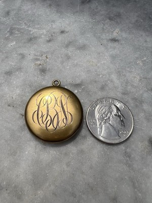 Antique Gold-Filled Monogram Locket | eBay | eBay US