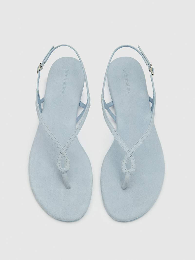 Luna Flat Sandal | Reformation (Global)