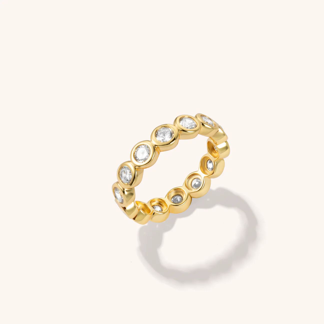 Kathleen Round Crystal Ring | Victoria Emerson