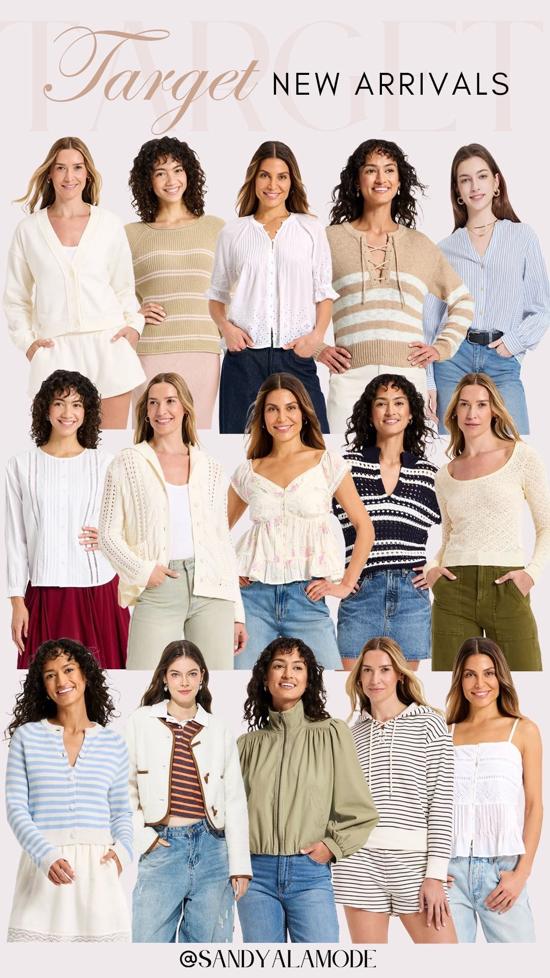 Target new arrivals. Target fashion. Target spring style. Target finds. Target spring sweater. Target spring blouse. Target spring jacket  

#LTKSeasonal #LTKFindsUnder50 #LTKFindsUnder100