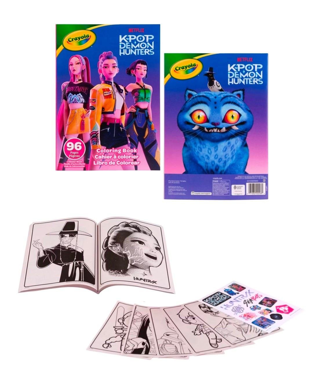 K POP DEMON HUNTERS COLORING BOOK: 96-
Page K-Pop Demon Hunters Coloring Book
Featuring Characters, Scenes, and Style from the Hit Movie.

Rumi, Mira, Zoey, and the full Saja Boys crew.

#LTKKids #LTKdayinmylife #LTKmomlife