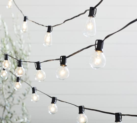 Globe Outdoor String Lights | Pottery Barn (US)