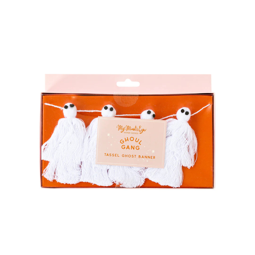 Ghoul Gang Ghost Tassel Banner | My Mind's Eye