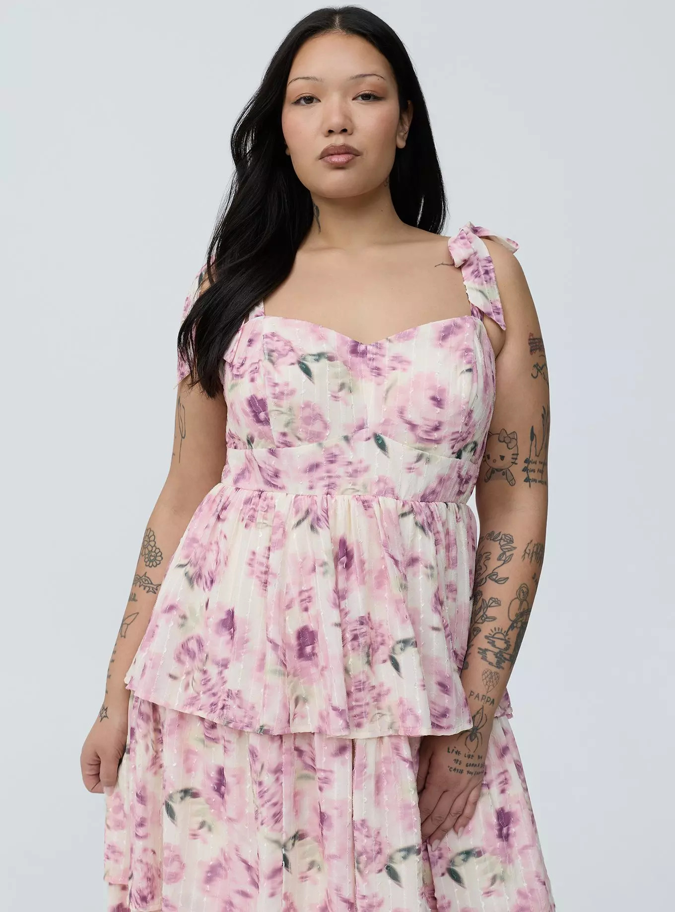 Sweetheart Tiered Midi Dress | Torrid (US & Canada)