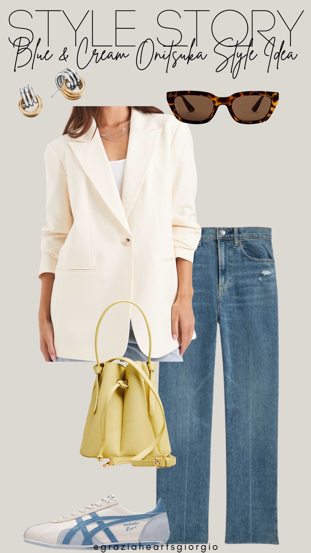 Blue and Cream Onitsuka Outfit Idea 
.
.
#sneakers 

#LTKootd #LTKgrwm