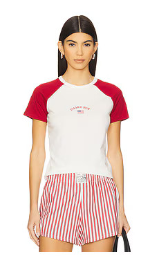 Dairy Boy x REVOLVE Heritage Baseball Tee in Cherry from Revolve.com | Revolve Clothing (Global)