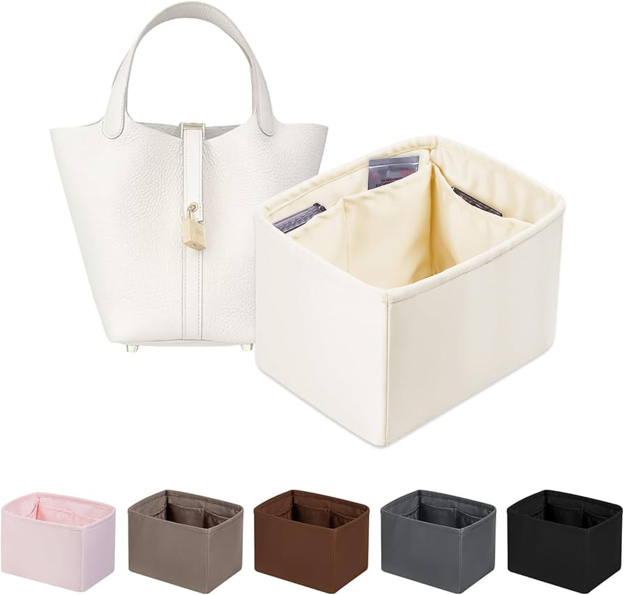 Purse Organizer Insert for Picotin 18/22, Satin Bag Organizer for Picotin Bags, Lightweight Purse... | Amazon (US)