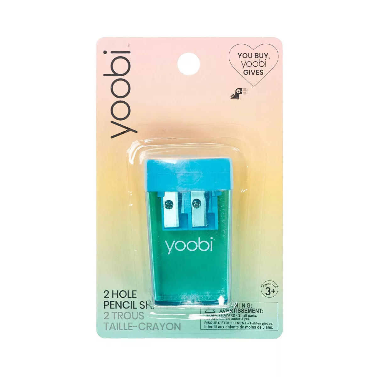 Two Hole Pencil Sharpener Aqua - Yoobi™ | Target