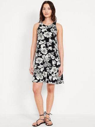 Sleeveless Mini Swing Dress | Old Navy (US)