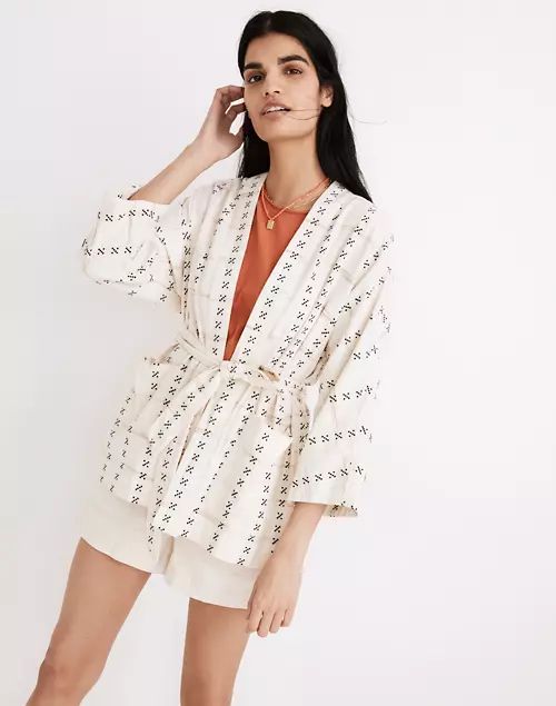 Jacquard Wrap Jacket | Madewell