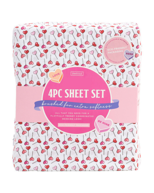 Lollipop Hearts Sheet Set | Bed & Bath | Marshalls | Marshalls