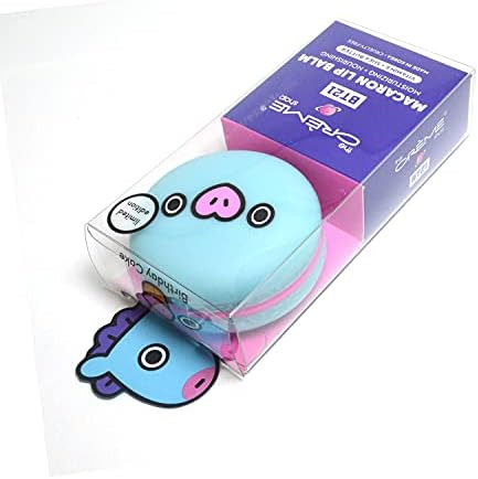The Creme Shop 1 MANG Macaron Lip Balm - Birthday Cake BT21 Vitamin E Shea Butter, Made in Korea ... | Amazon (US)