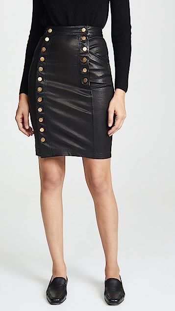 Nell Stretch Leather Skirt | Shopbop