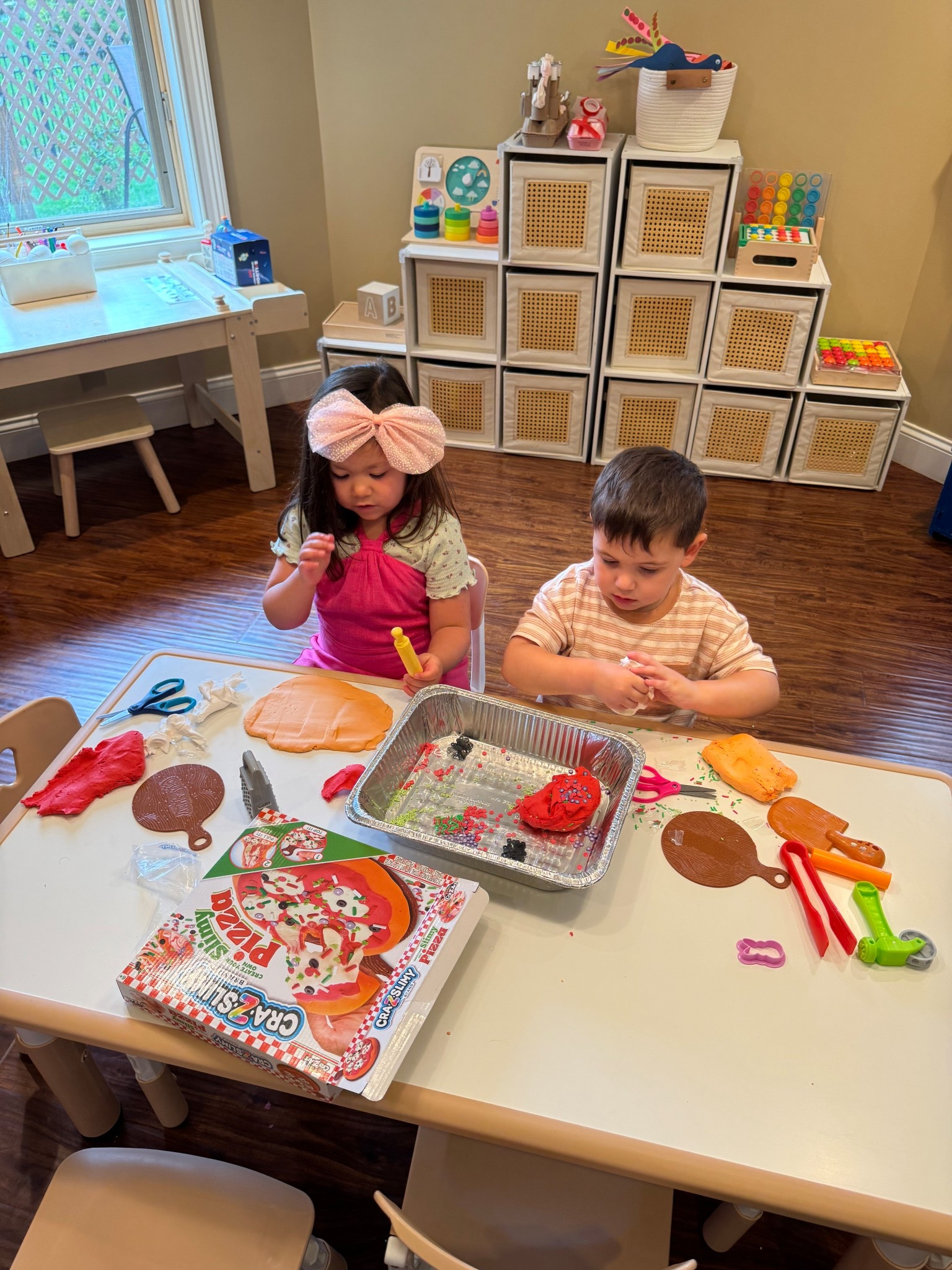 Art room fun! Love this table and our cube units have been going strong for years now. We first used them for toddler toys, and now they have transitioned into art room storage 👍🏻 this table is perfect for every day and for when friends come to visit 😀

#LTKHome #LTKKids