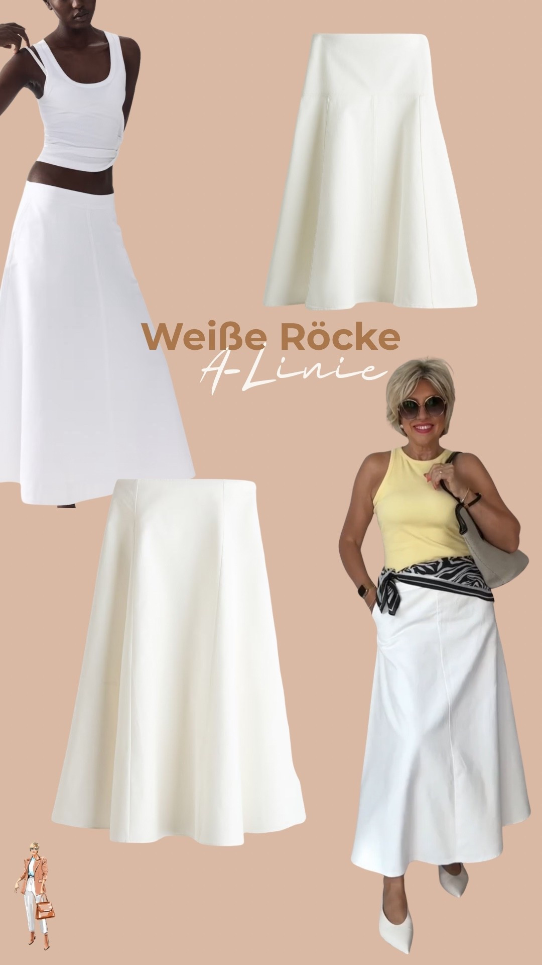 Summer Styles mit weißen Röcken in A-Linie ☀️✨

#LTKdeutschland #LTKkleider #LTKstyletip