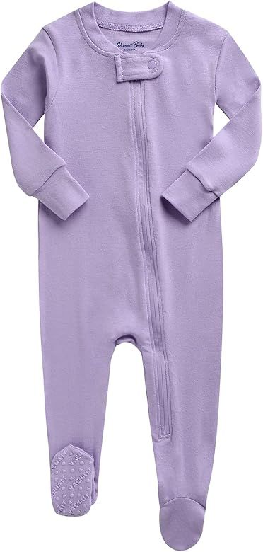 VAENAIT BABY Preemie Infant Boys Girls Footie Pajama Footed Onepiece Solid Modal Sleep and Play P... | Amazon (US)