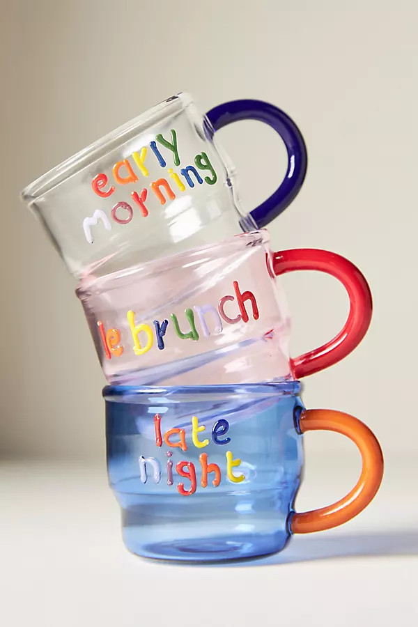 Love Notes Glass Espresso Cup | Anthropologie (US)