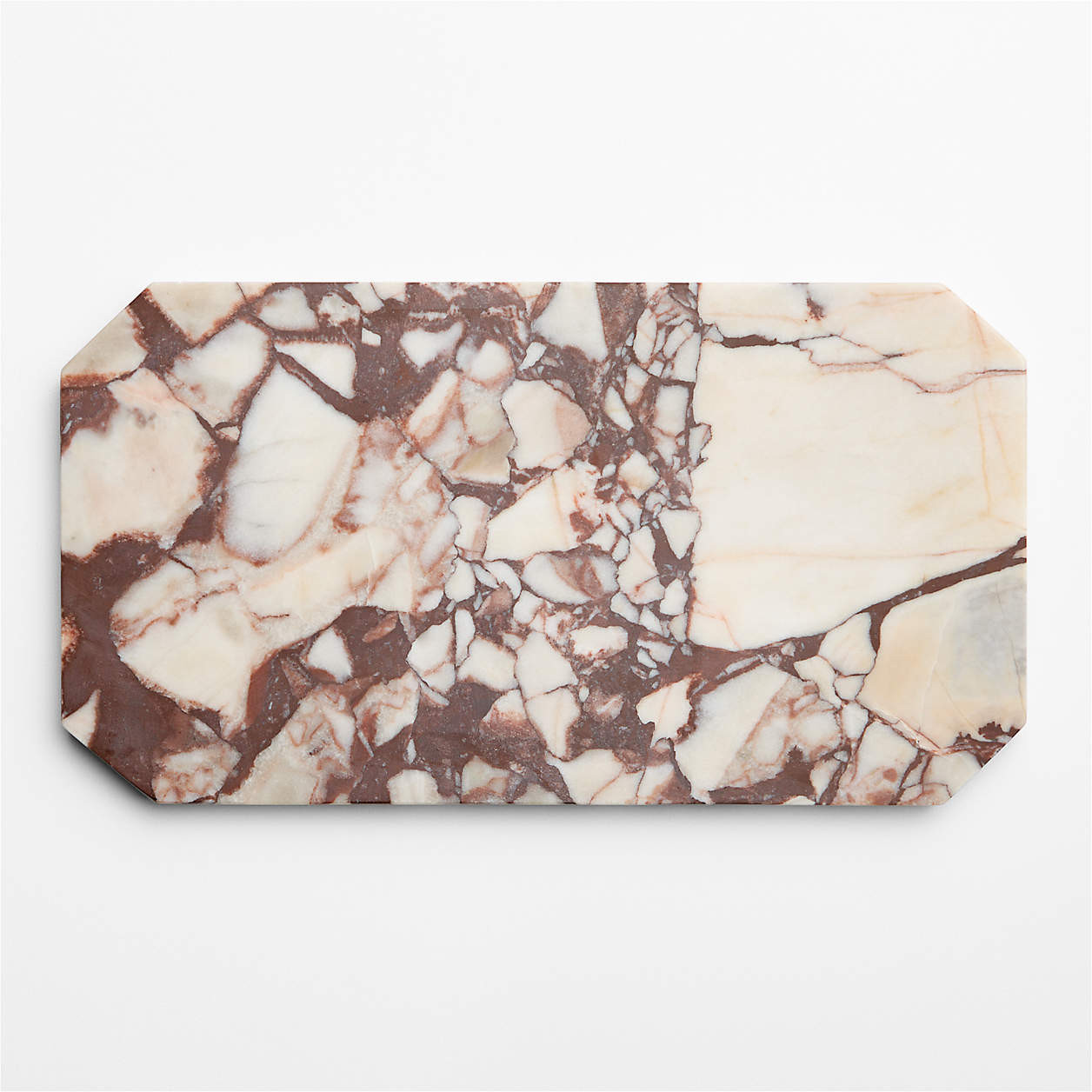 Burgundy Marble Serving Board | Crate & Barrel | Crate & Barrel