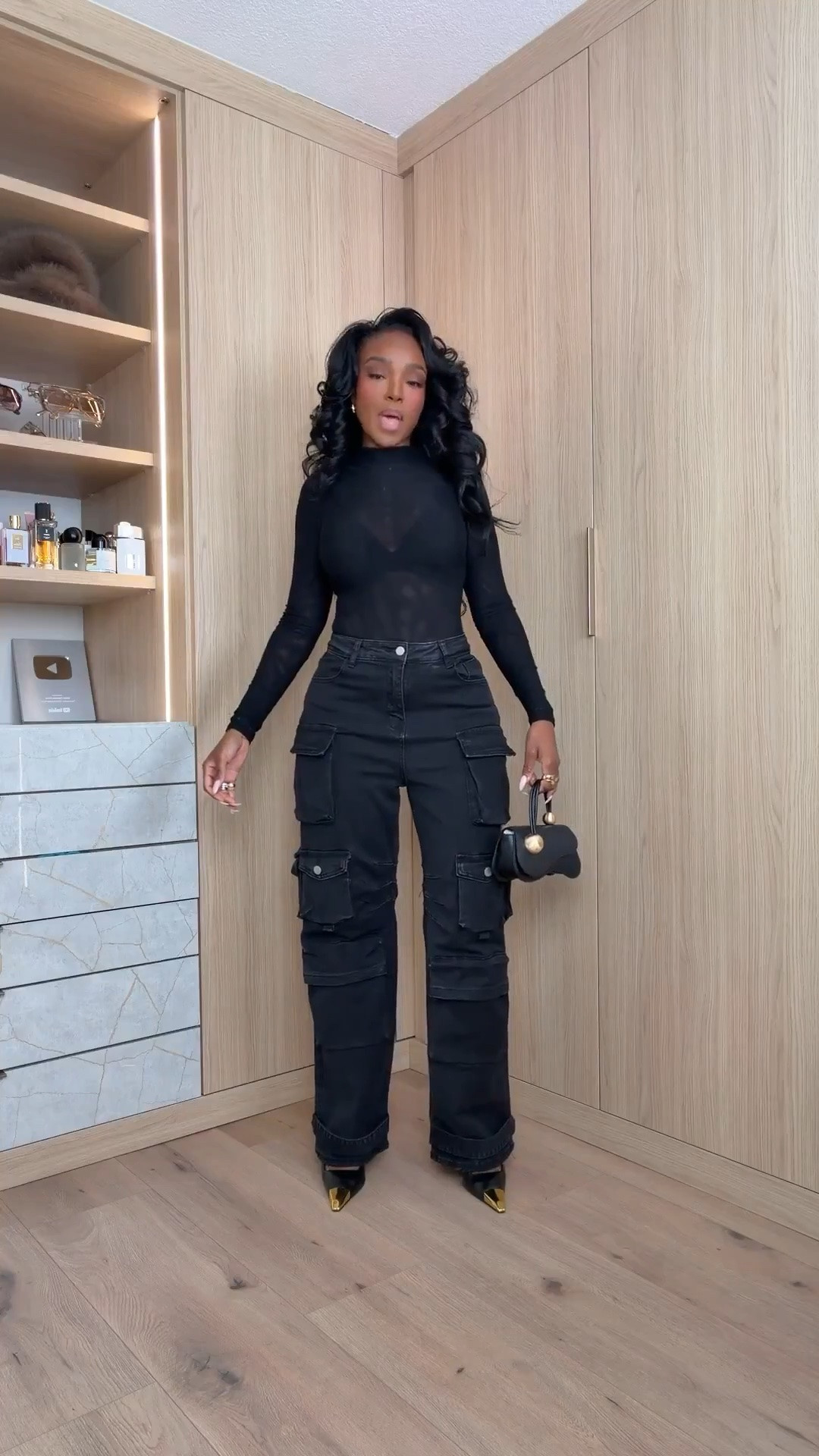 All black outfit ✨

all black outfit, black cargo jeans, sheer black top, monochrome outfit, edgy date night outfit, going out outfit, elevated street style, black denim outfit, fall night out look, cargo pants outfit, petite outfit inspiration, trendy fall fashion

Wearing: Size Small | 5’4” | 140 lbs | 34D-27-40

📲 Download the FREE LTK app & follow me (@kirasfashionfinds) to shop everything linked.

#LTKPetite #LTKStyle