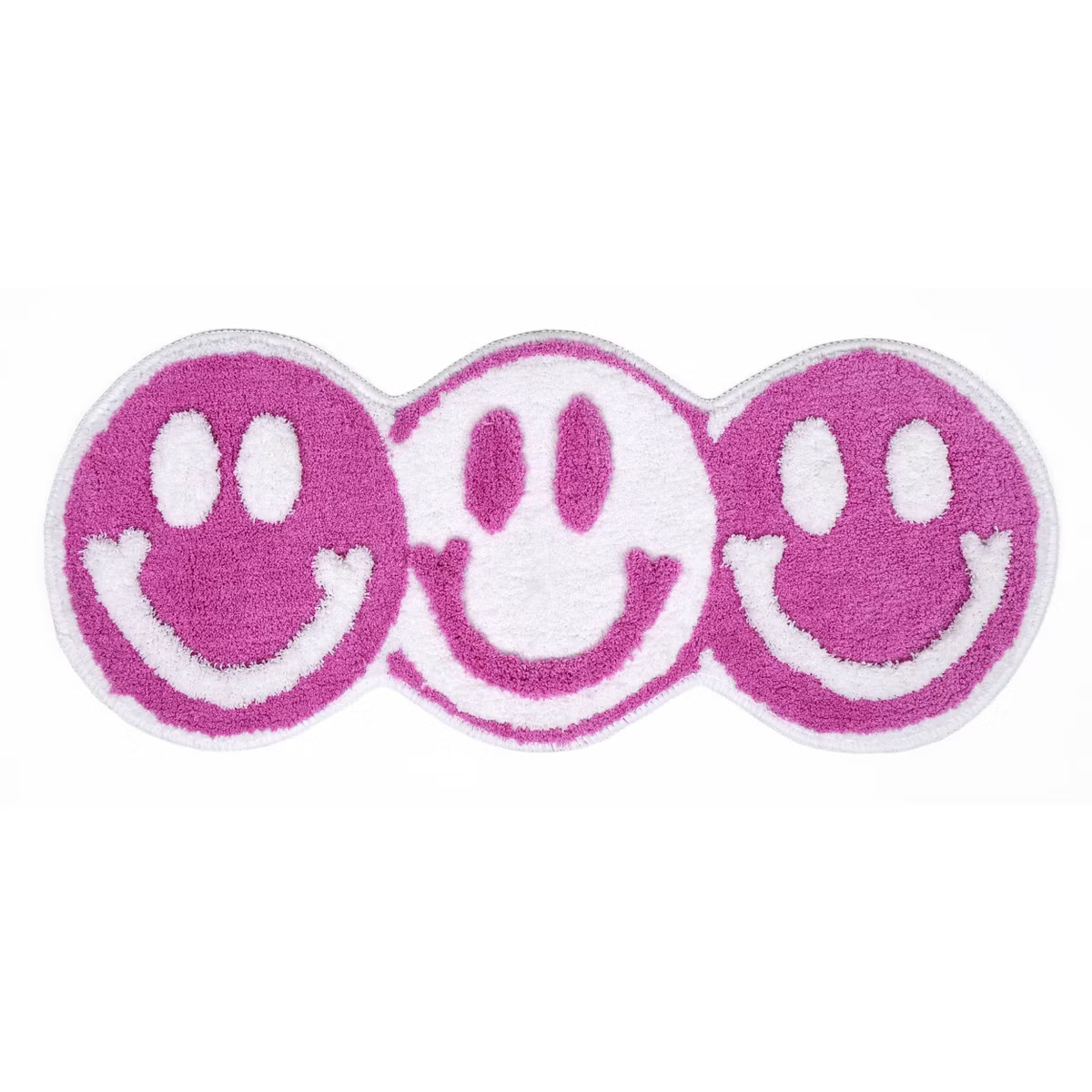 13"x30" Smile Non Skid Bath Rug Pink - NatureStep | Target