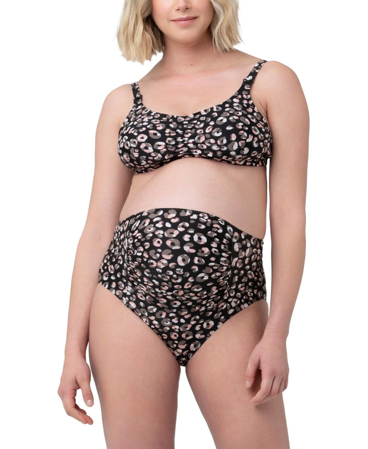 Ripe Maternity Maternity Sahara Nursing Bikini - Black | Macy's