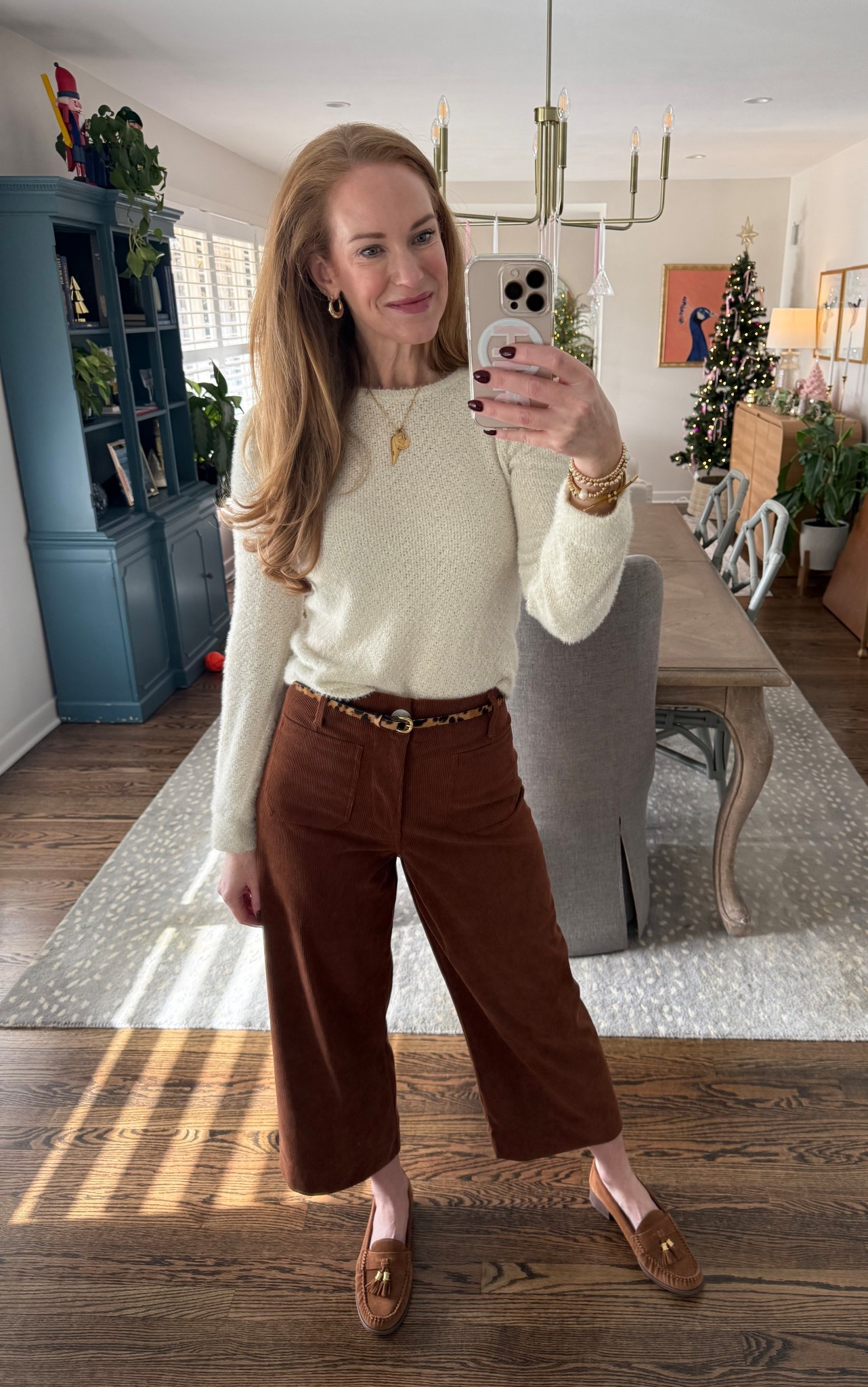 Comfy casual chic for Thanksgiving part 2 today! These brown corduroys from Amazon look just like a pair from Anthro. 

#LTKSeasonal #LTKCyberWeek #LTKOver40