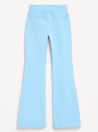 High-Waisted PowerChill Crossover Flared Leggings for Girls | Old Navy | Old Navy (US)