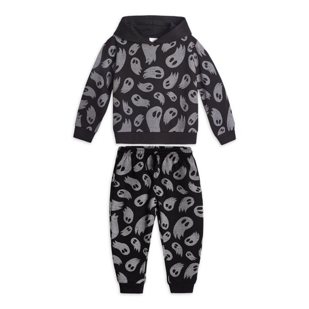 Wonder Nation Toddler Unisex Halloween Fleece Outfit Set, Sizes 2T-5T | Walmart (US)