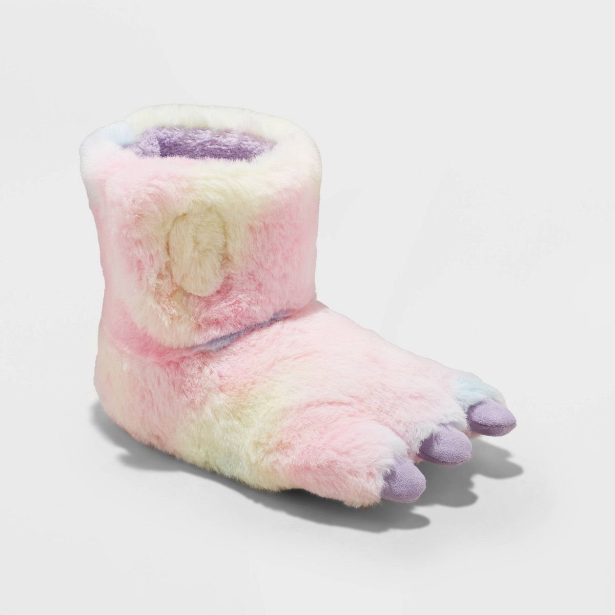 Toddler Girls' Tie-Dye Monster Foot Slippers - Cat & Jack™ | Target