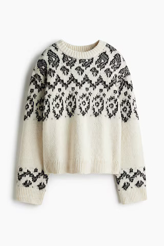 Jacquard-Knit Sweater | H&M (US + CA)