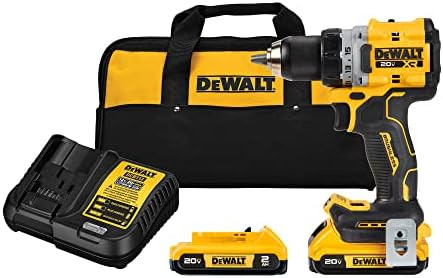 DEWALT 20V MAX* XR® Brushless Cordless 1/2 in. Drill/Driver Kit (DCD800D2), Yellow | Amazon (US)