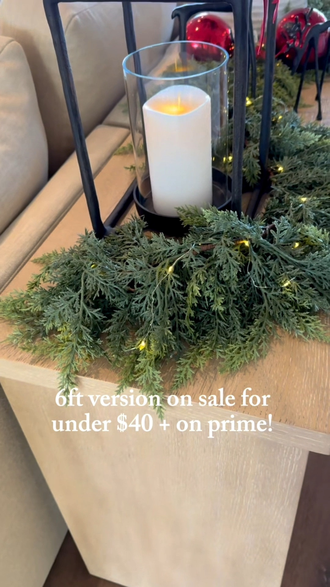 The most realistic garland that mimics found on sale in the 6ft version only $39 + on prime 

#LTKCyberWeek #LTKHoliday #LTKSaleAlert