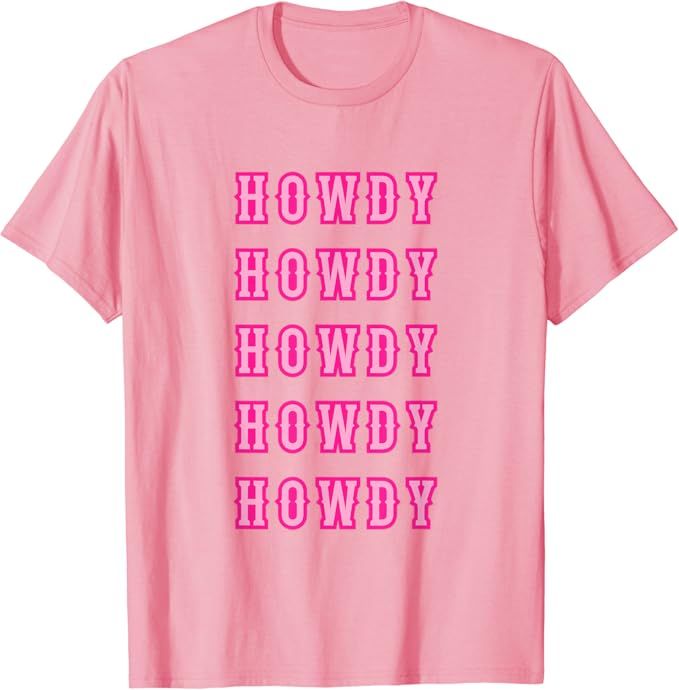 Howdy Southern Cowgirl Rodeo T-Shirt | Amazon (US)