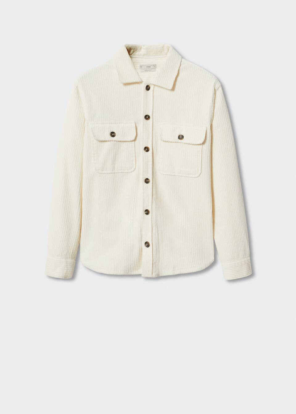 Corduroy pockets overshirt  -  Men | Mango Man United Kingdom | MANGO (UK)