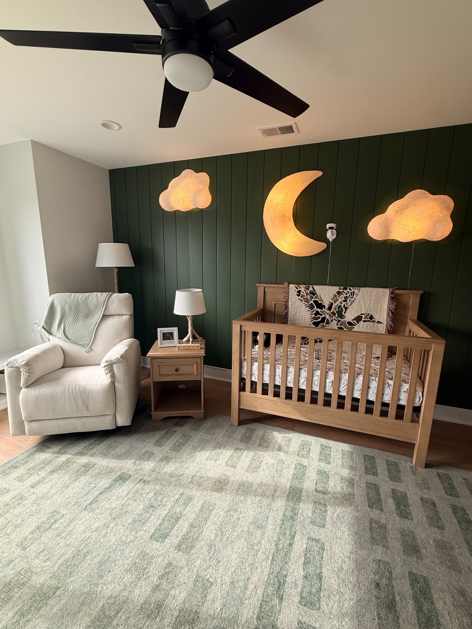 Our nursery is finally complete! Loving all our finds from Pottery Barn kids. Only four more weeks until the little one arrives! 💚

#LTKKids #LTKBaby #LTKHome