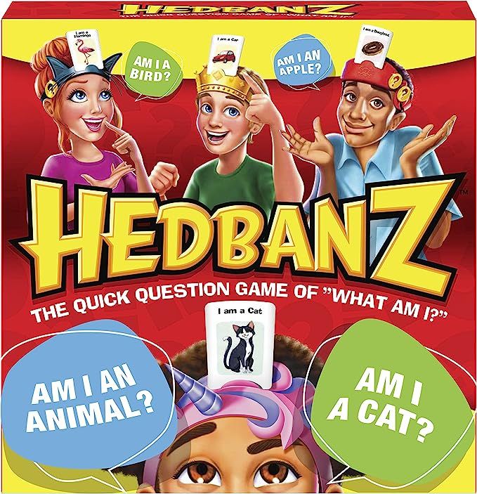 Spin Master Hedbanz Picture Guessing Board Game New Edition, for Families and Kids Ages 8 and up | Amazon (US)
