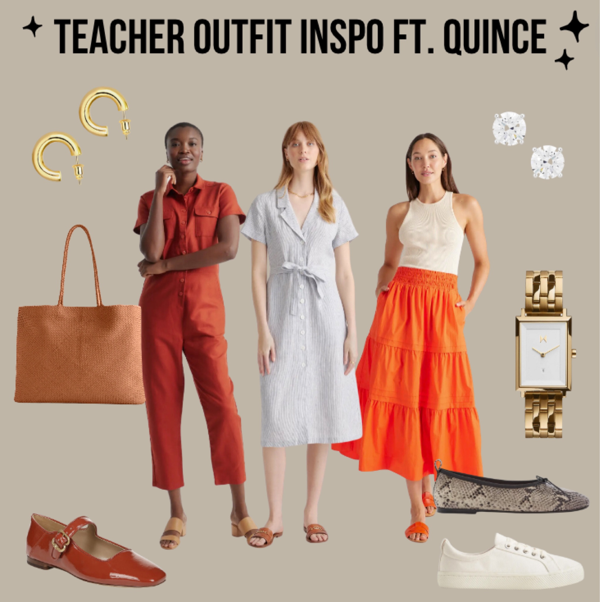 Warm weather teacher outfits for back to school!

Quince, teacher outfit, back to school, workwear, work fashion, Sam Edelman, MVMT 

#LTKworkwear #LTKBacktoSchool #LTKSeasonal