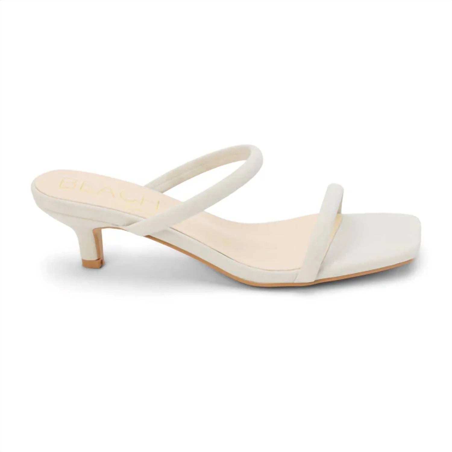 Women's Jeanne Heel Sandal In Natural | Shop Simon