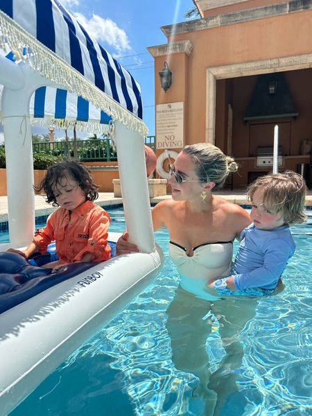 Pool day with the boys! 

Wearing a beige one piece swimsuit with black rigging. Heart earrings are an Amazon find! 

Linking the boys swim outfits too, including their toddler rashguard shirts, toddler swimsuits, kids swimsuits, baby boy swimsuits, mom friendly swimsuit, postpartum swimsuit 

#LTKKids #LTKSwim #LTKFamily