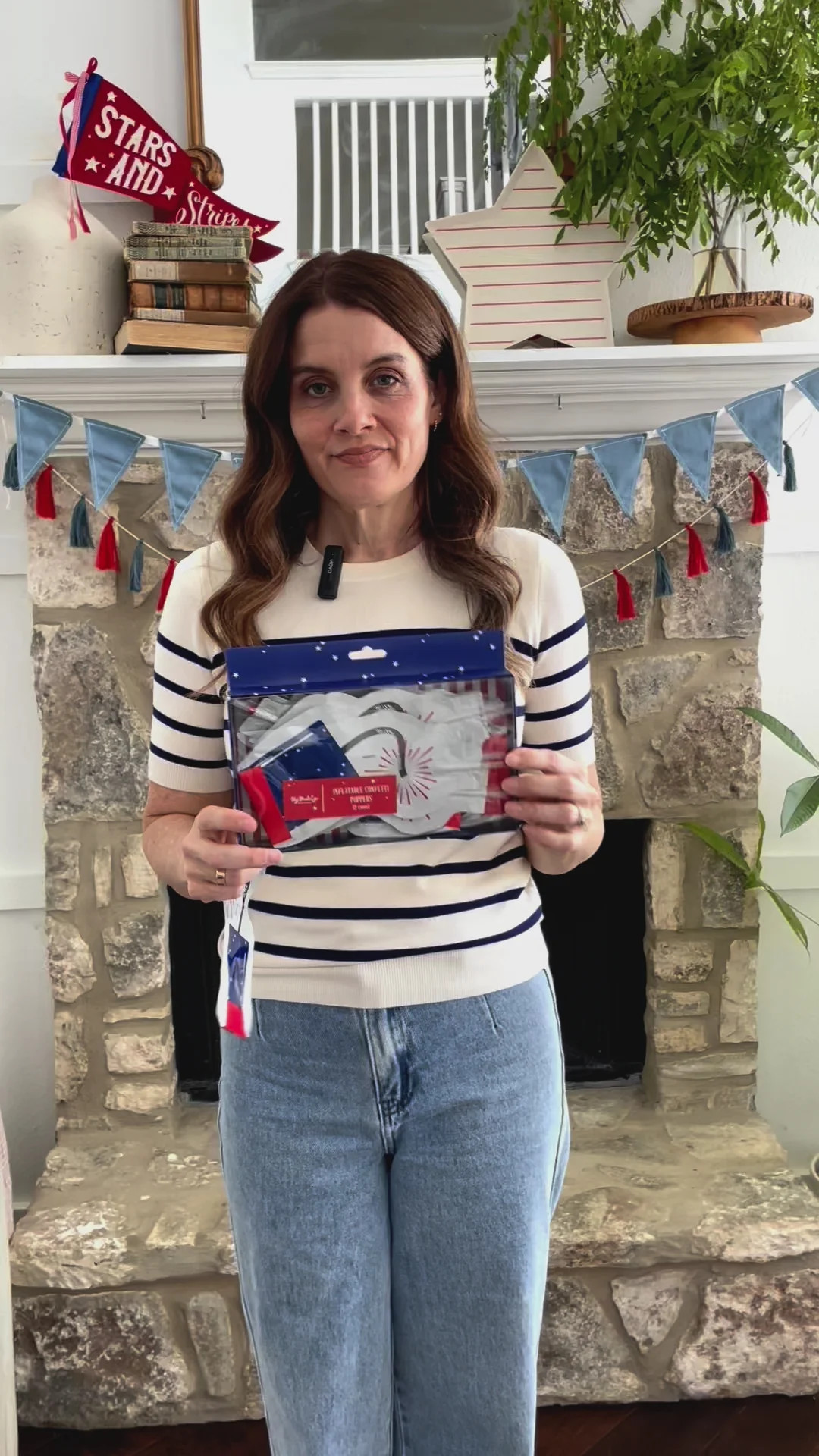 Red White & Blue Confetti Poppers | My Mind's Eye