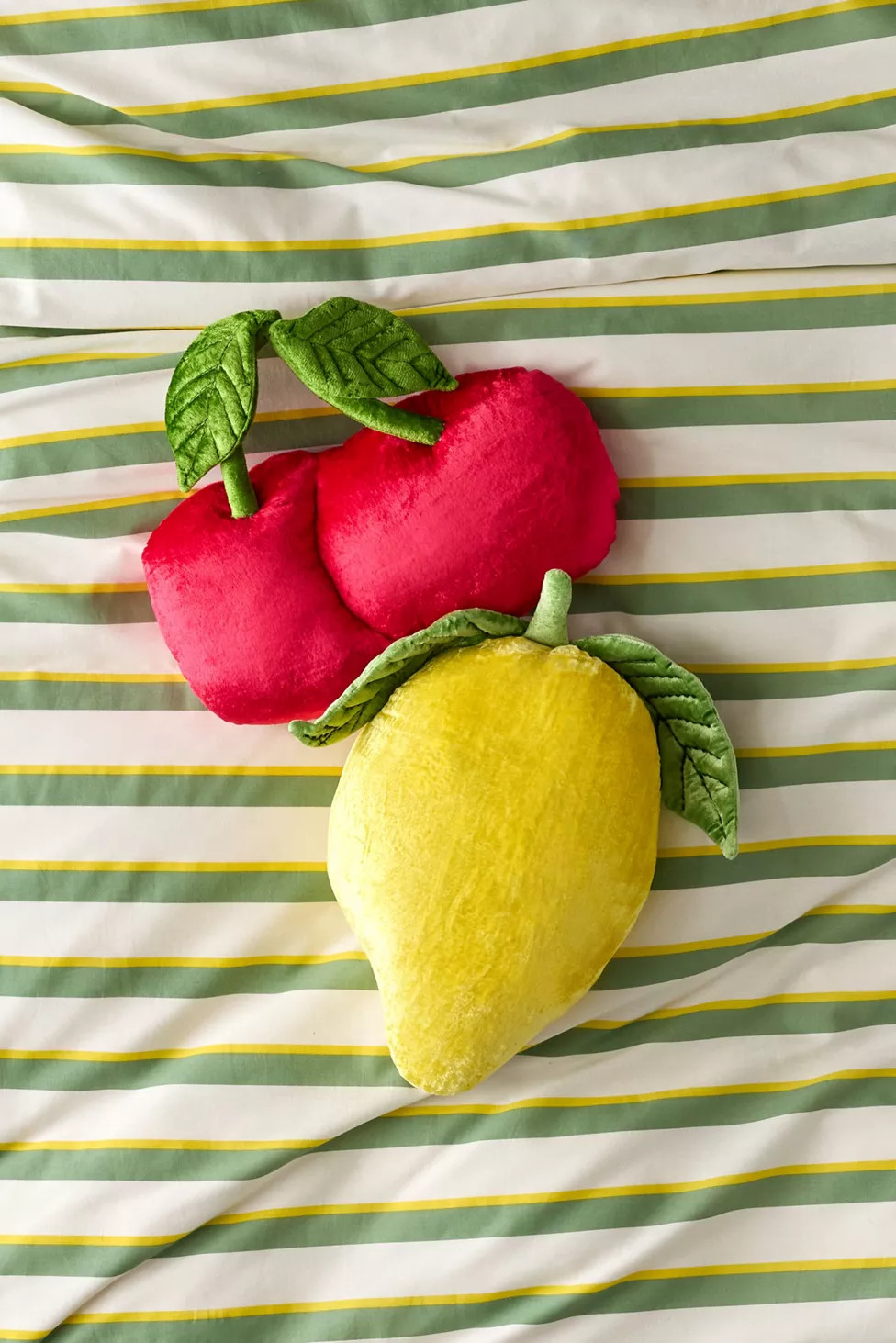 Fruit Shaped Velvet Throw Pillow | Urban Outfitters (US and RoW)