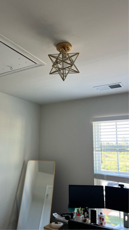 The Moravian star light fixture again! We put it on our wedding registry and it was one of the first gifts we got actually. ⭐️

#LTKhome #LTKGiftGuide