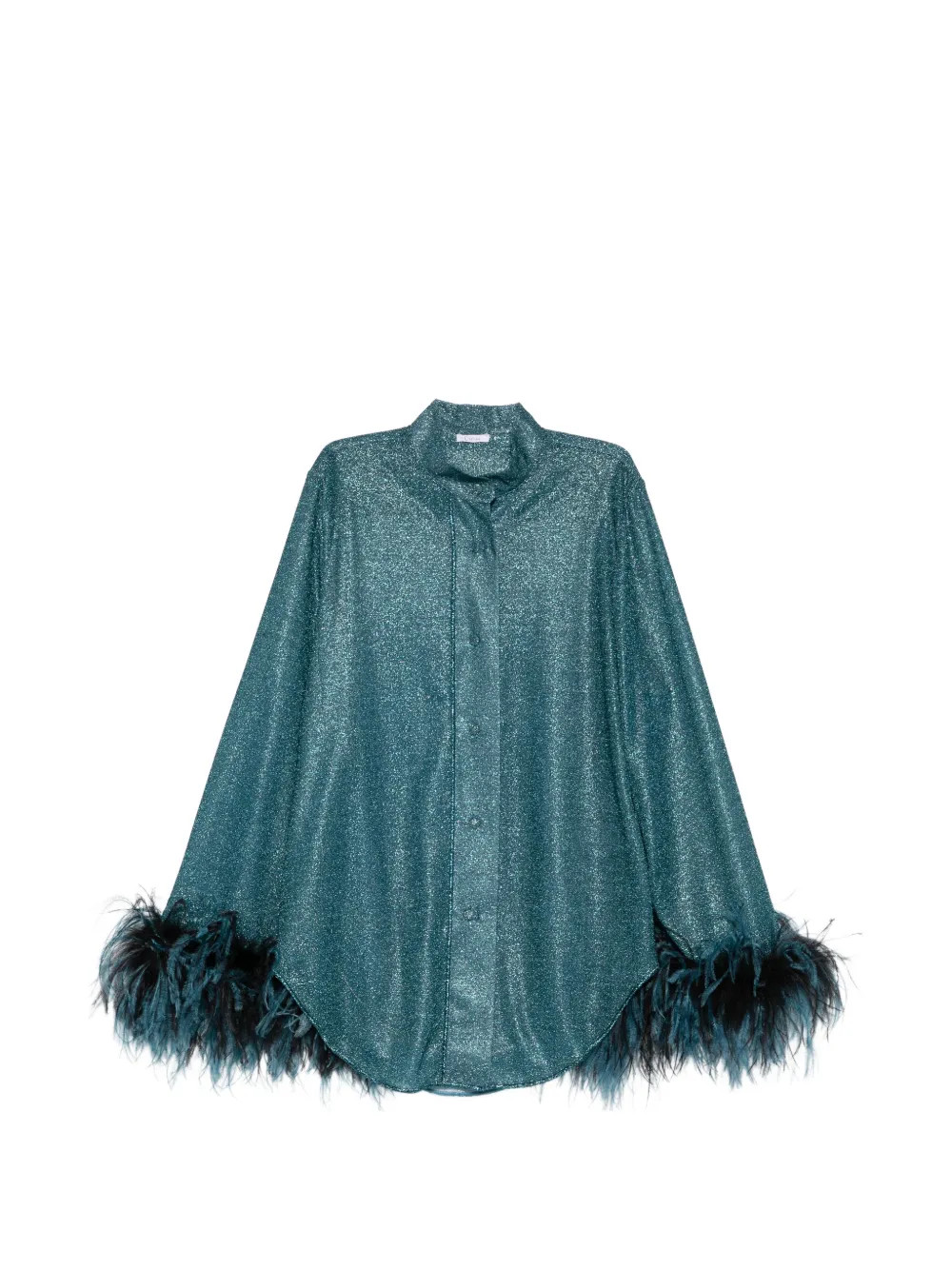 Ny säsongOséreeskjorta med fjäderkant | Farfetch Global