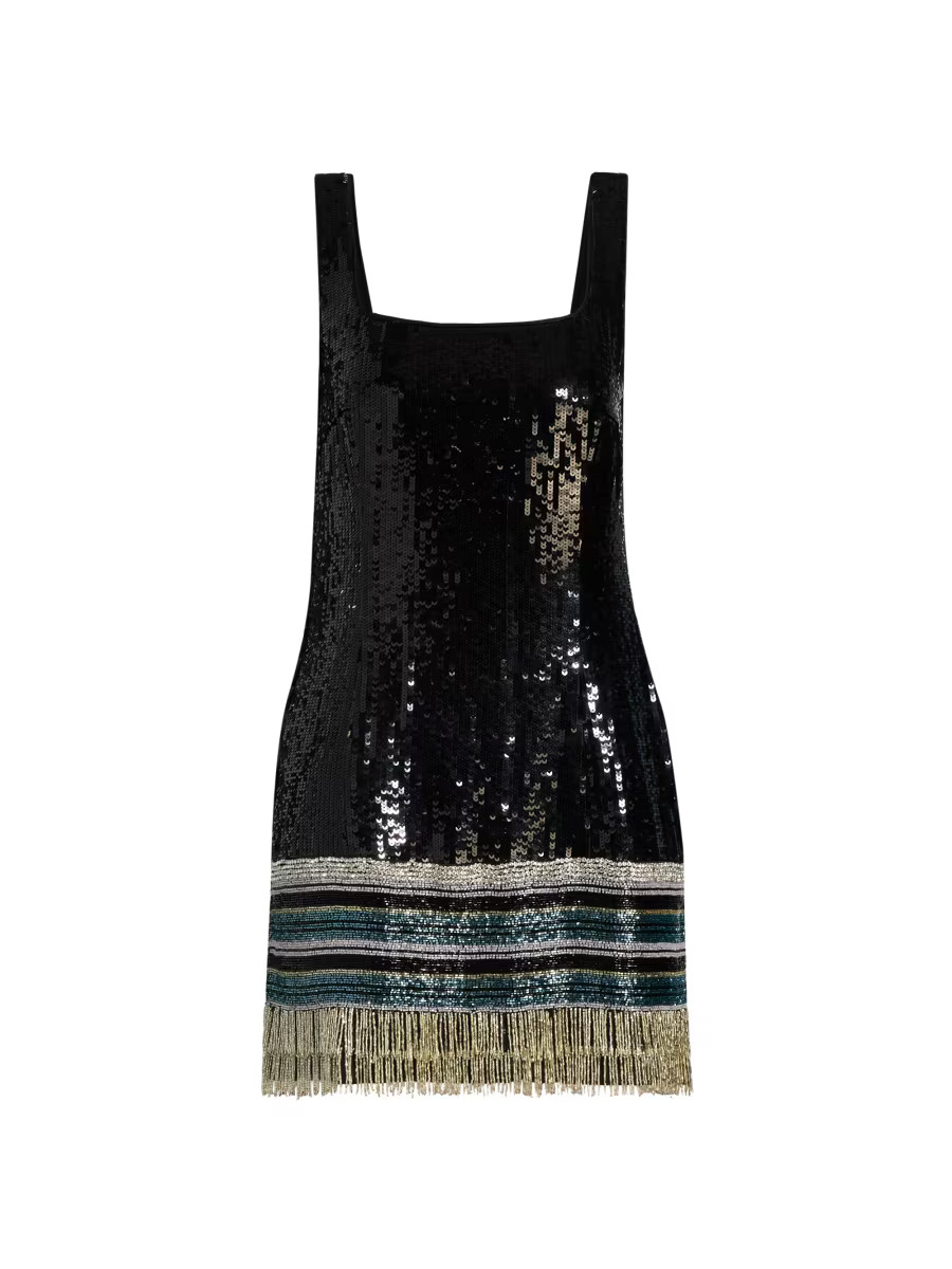 Augustine Embellished Fringe Minidress | Saks Fifth Avenue