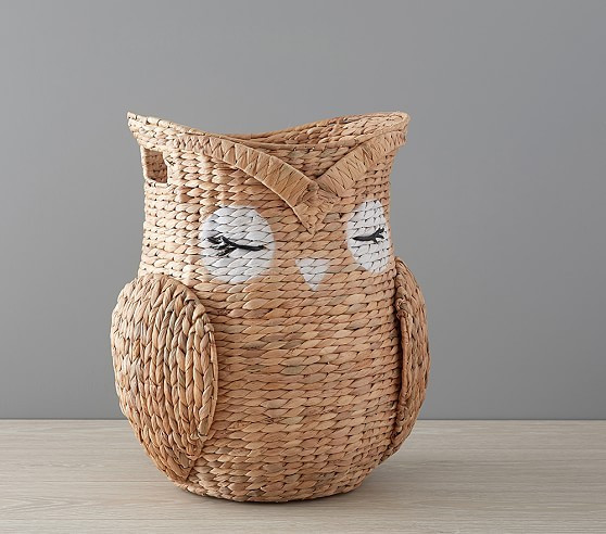 Shaped Critter Storage, Owl | Pottery Barn Kids